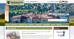 Desktop Screenshot of pannonhalma.hu